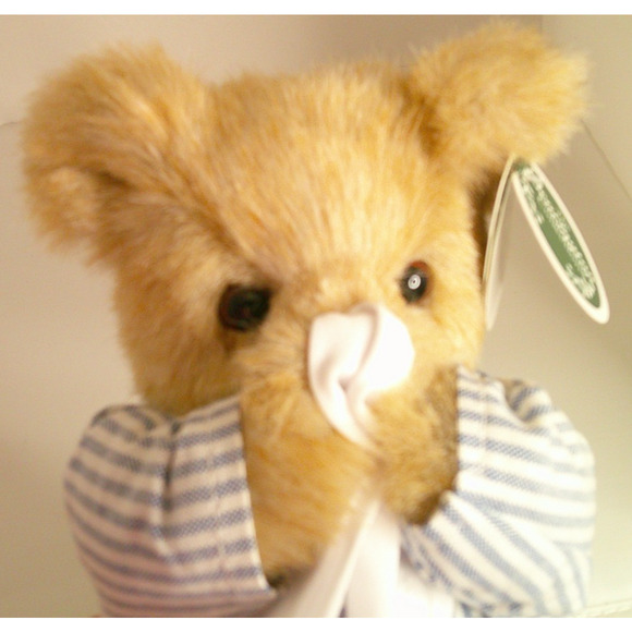 The Bearington Collection "Illie Willie" Plush Stuffed Animal Get Well Bear - Picture 5 of 6